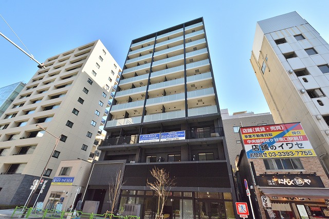 パークアクシス日本橋茅場町の外観横向き
